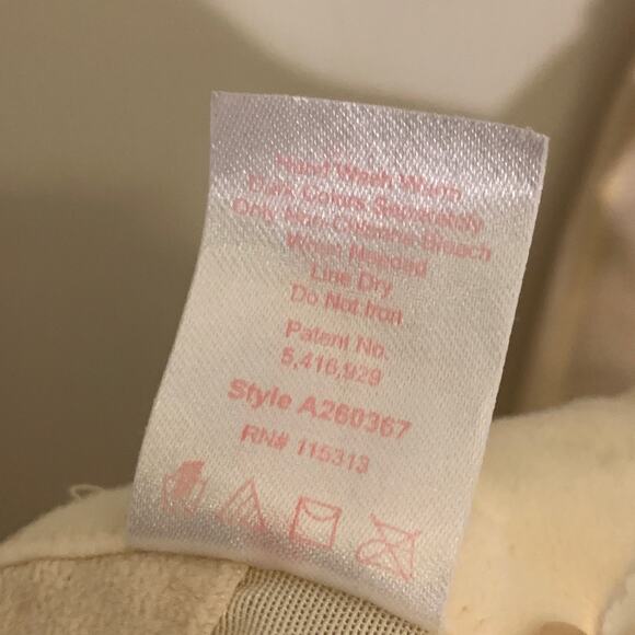 Breezies Sz 40C Wild Rose Seamless Wirefree Support Bra Womens Champagne A260367 - Picture 12 of 15